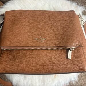 Kate Spade Tan Leather Crossbody Bag